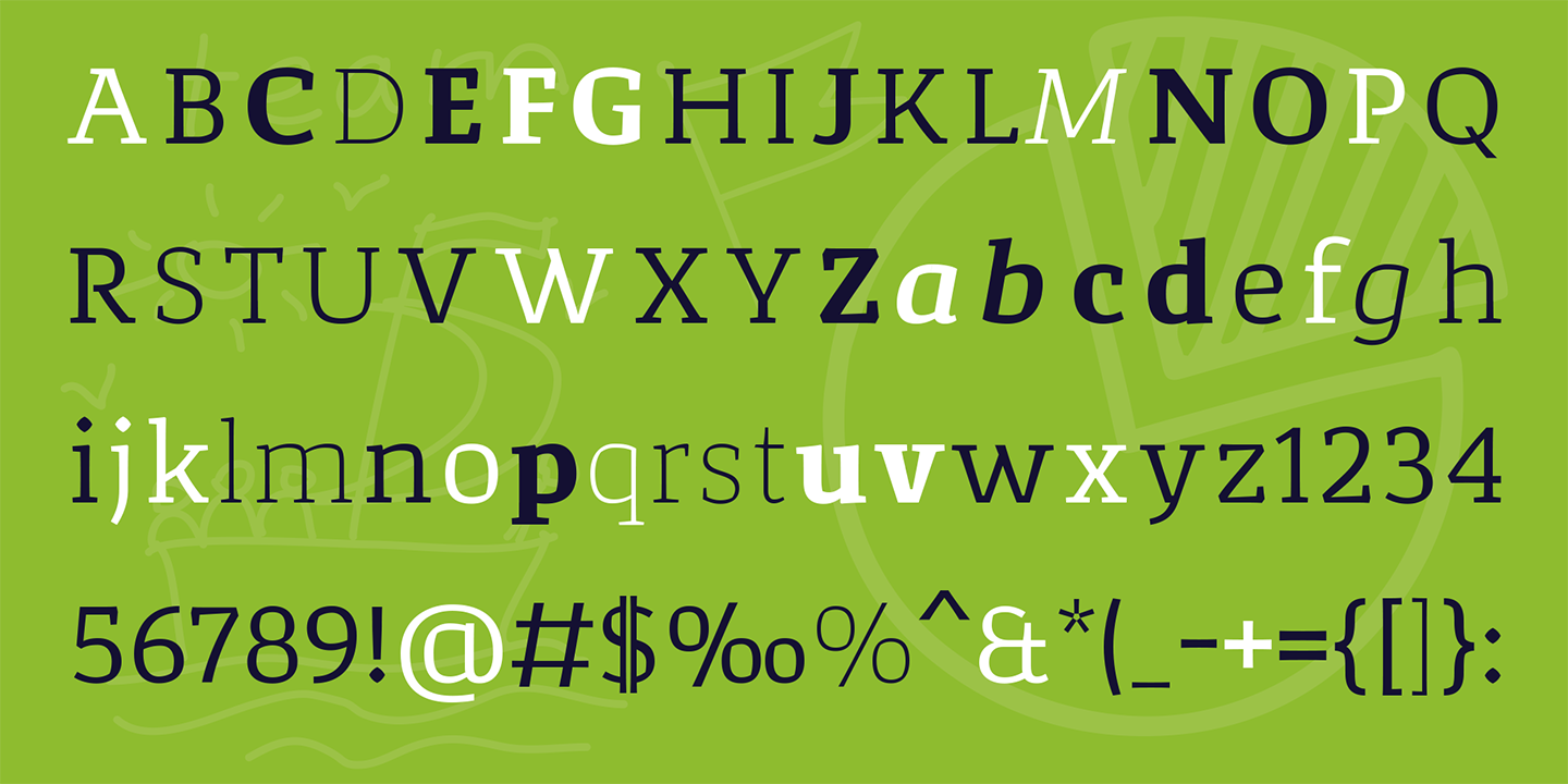 Corpo Serif Bold Font preview